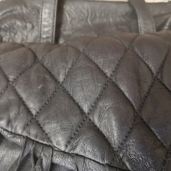 Vintage Fringed Crossbody Leather Saddle Bag - Picture 3 of 6